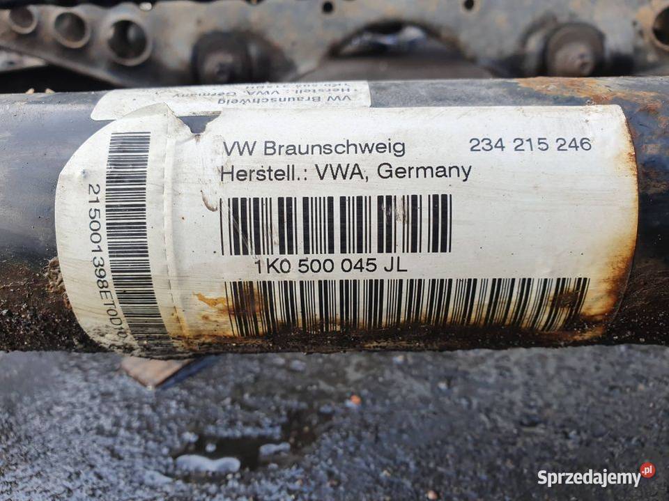 BELKA SANKI TYŁ VOLKSWAGEN GOLF V 1K0500045JL kujawsko-pomorskie