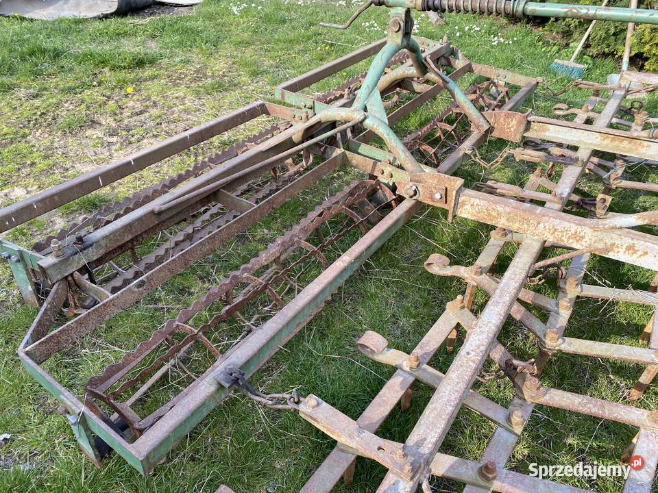 Brony ciężkie z wałkiem wałkami 3m