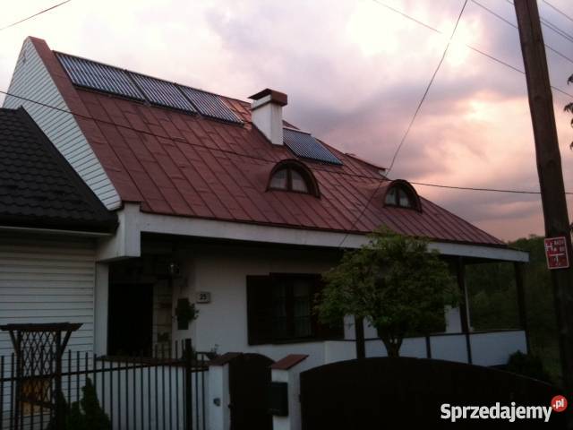 Kolektory słoneczne 24 rur CPC 423m2 300l MONTAŻ Budownictwo i akcesoria Kraków