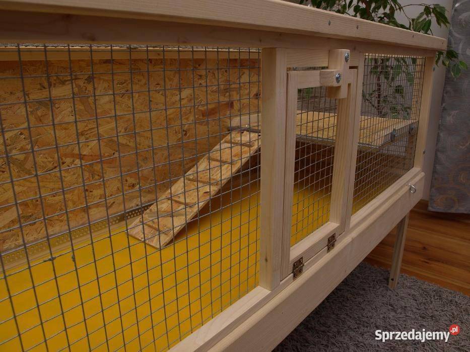 Klatka drewniana zagroda królika świnki morskiej Myszków