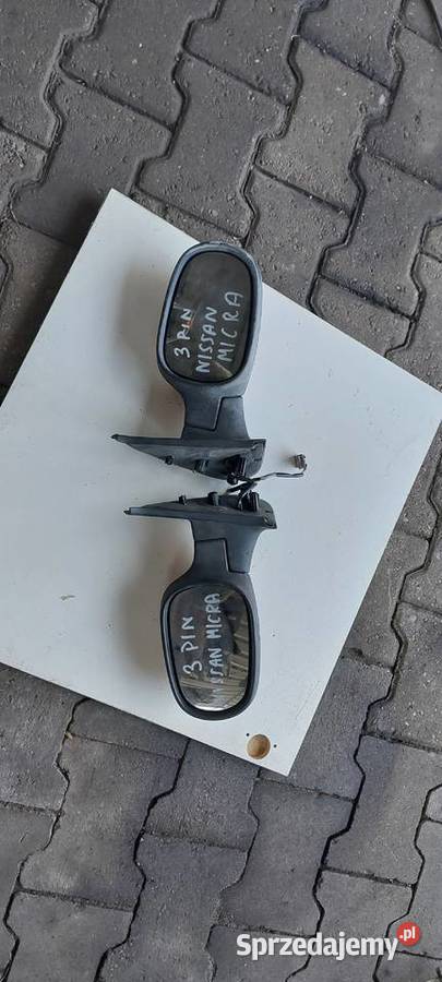 Lusterko lewe prawe Nissan Micra 3 pin Szczecin sprzedam