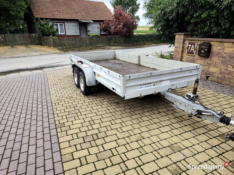 Przyczepa Dwuosiowa KOCH DMC 2600400x185Burty 2000kg Wodzisław