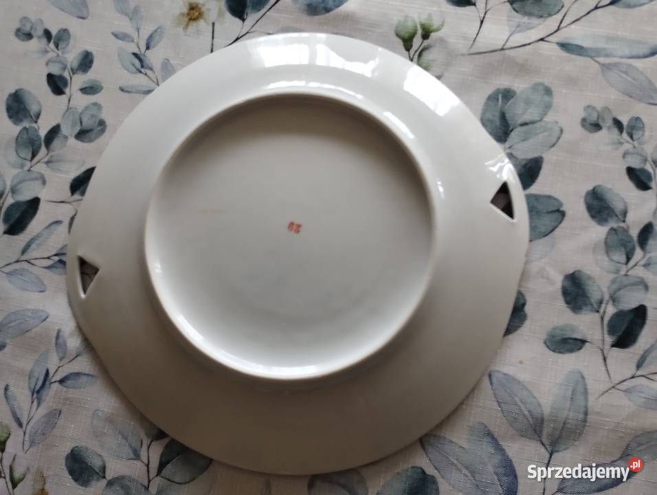 PRL patera porcelana uszy Wawel Łódź