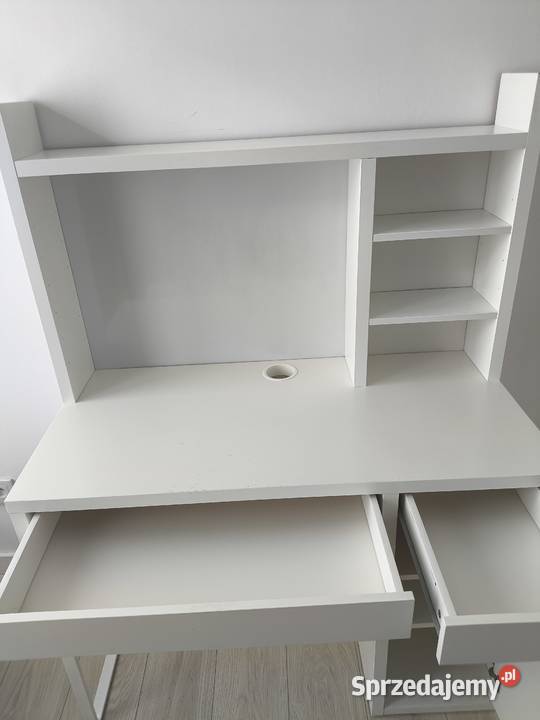Biurko białe Ikea MICKE Pokój dziecięcy Zabrze