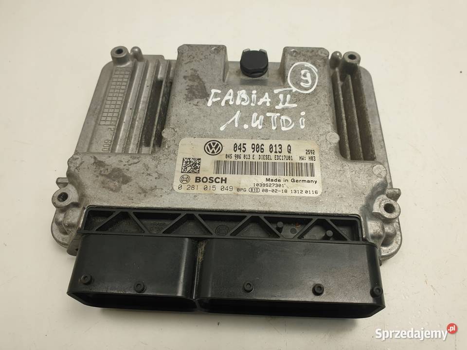 Skoda Fabia II 14 TDI KOMPUTER SILNIKA sterownik Janów