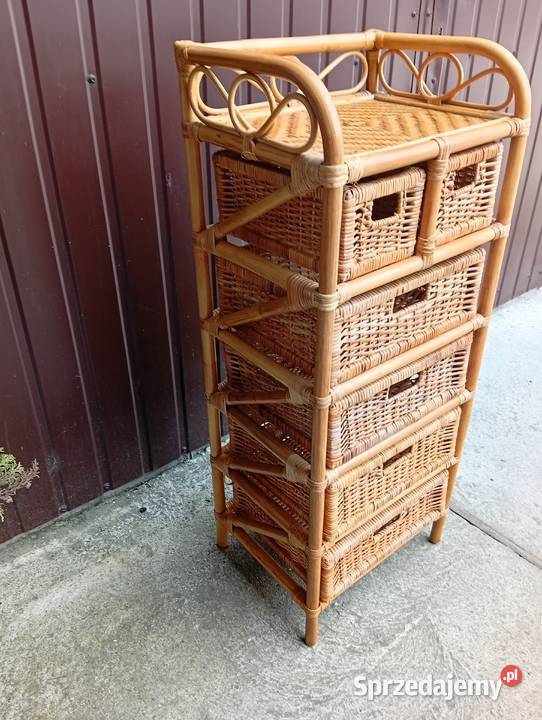 komoda rattanowa z szufladami 576 Byczyna