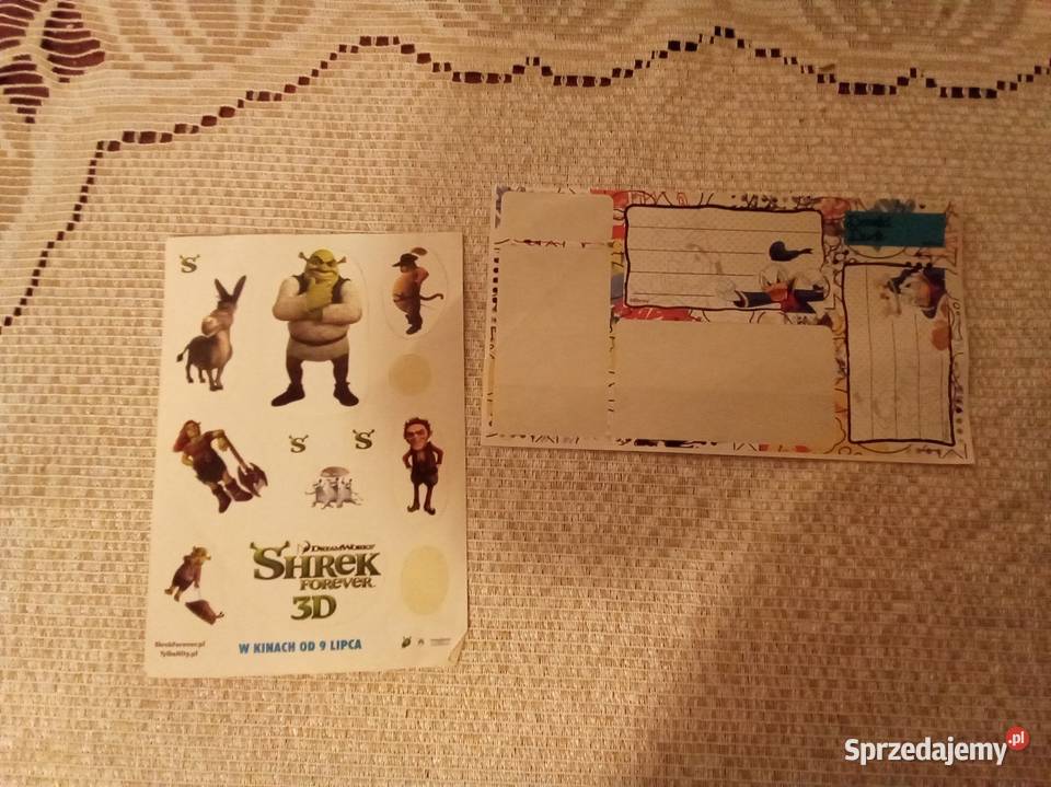 Naklejki shrek Kubuś Puchatek i kaczor Donald na Warszawa