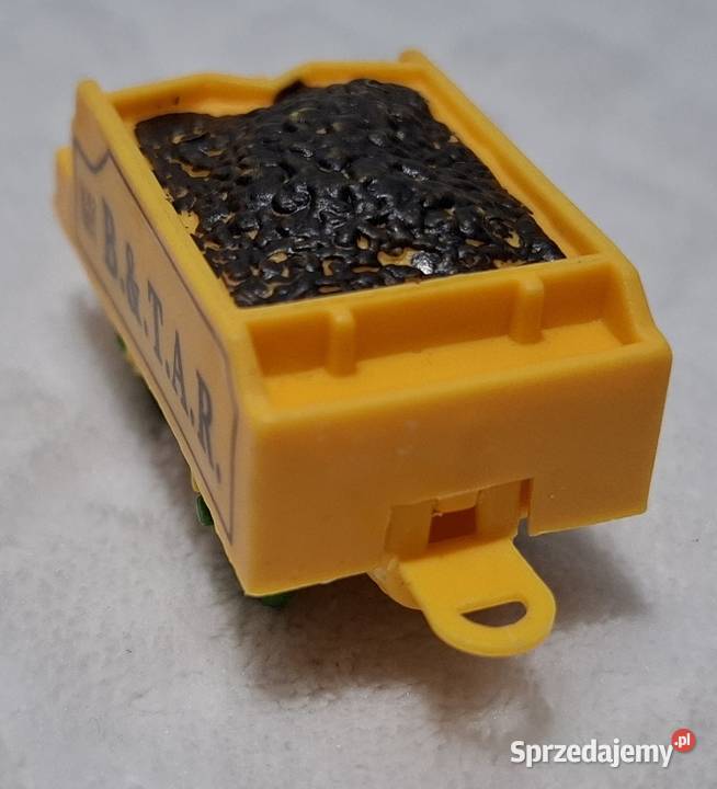 Wagon z węglem wagonik BTAR UX2 1001 6 żółty Czeladź