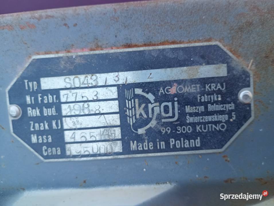 Siewnik poznaniak orginalny Siewniki i sadzarki Szydłów
