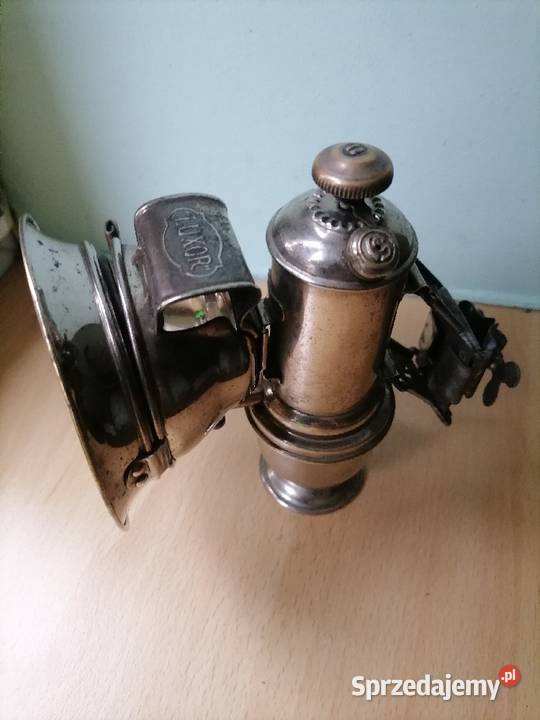 Stara lampa rowerowa na karbid sprzedam
