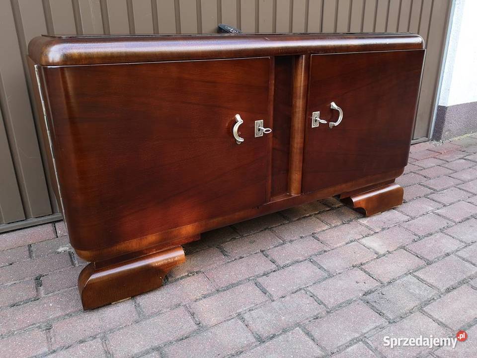 Komoda ARTDECO OrzechDąb RTV Niska Stara Antyk Swarzędz