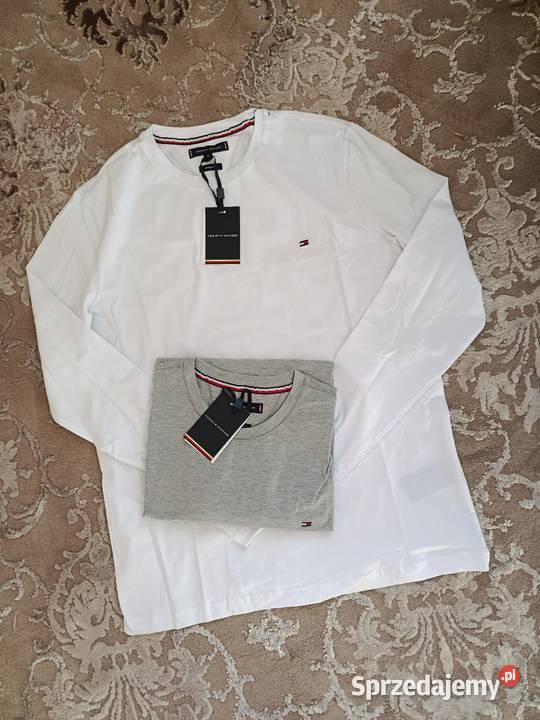 Longsleeve Tommy Hilfiger najwyższa jakość biały Białystok