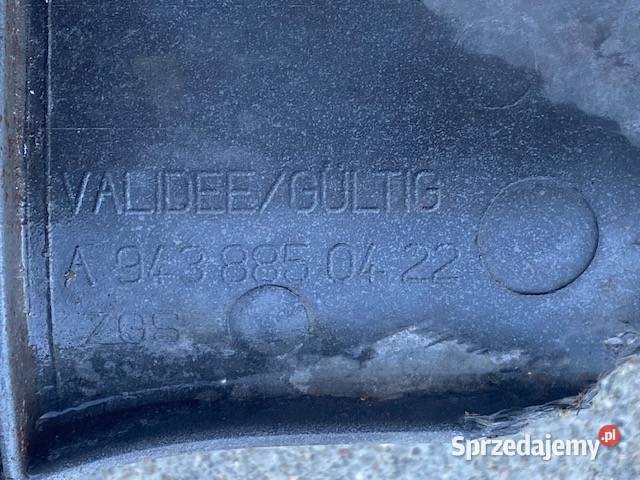 MERCEDES ACTROS MASKOWNICA ZDERZAKA 9438850522 Maszewo sprzedam