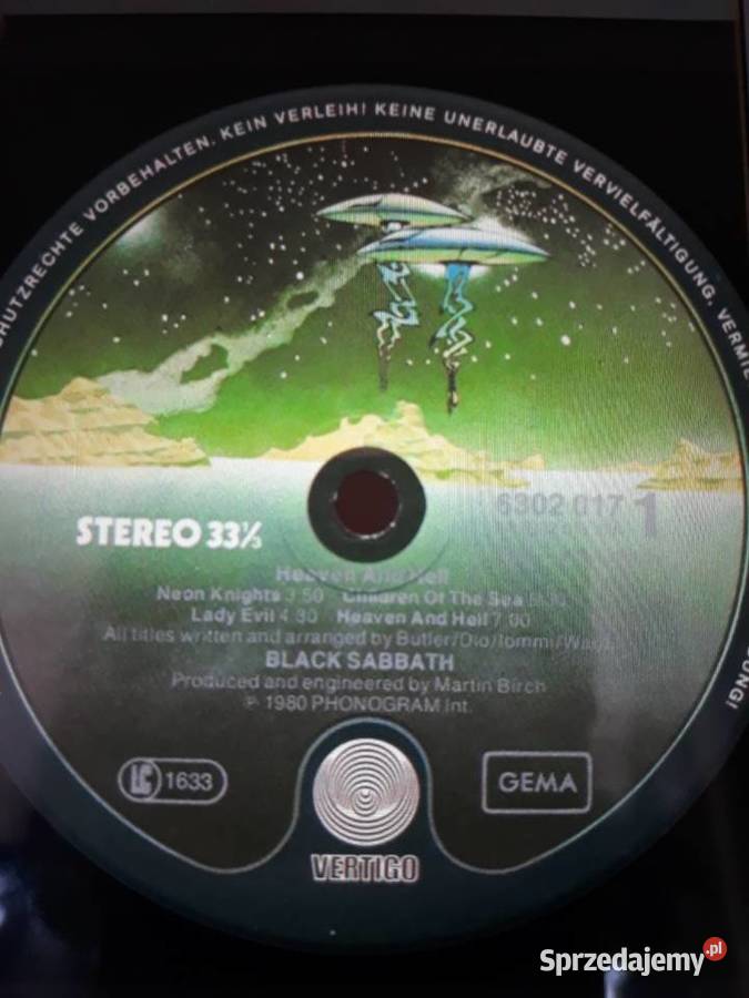 Klasyka heavy hard rocka BLACK SABBATH Heaven rock sprzedam