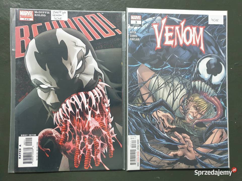 Carnage Venom zestaw 19 oryginalnych komiksów