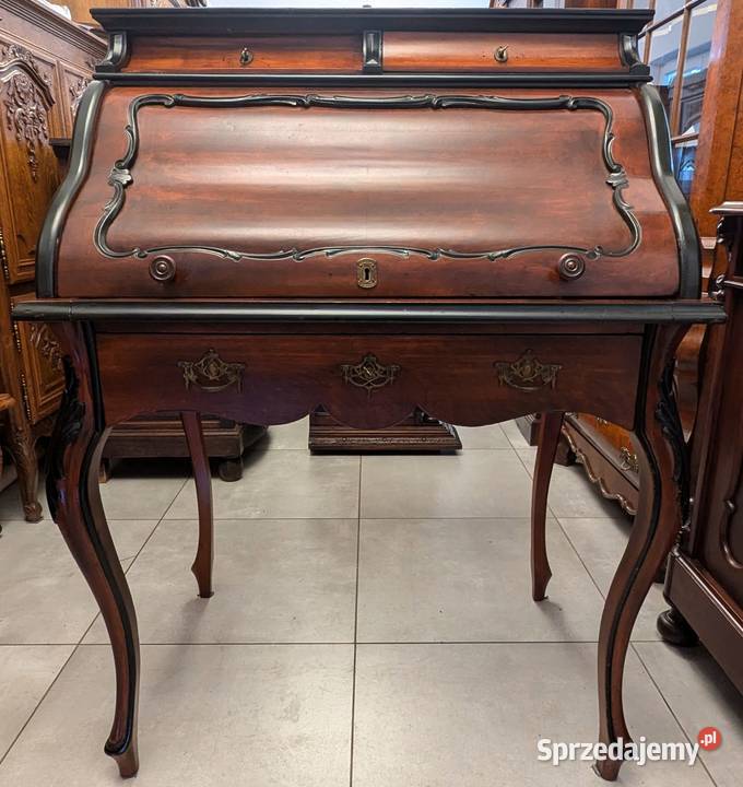 Unikalny sekretarzyk ludwikowski orzechsklep