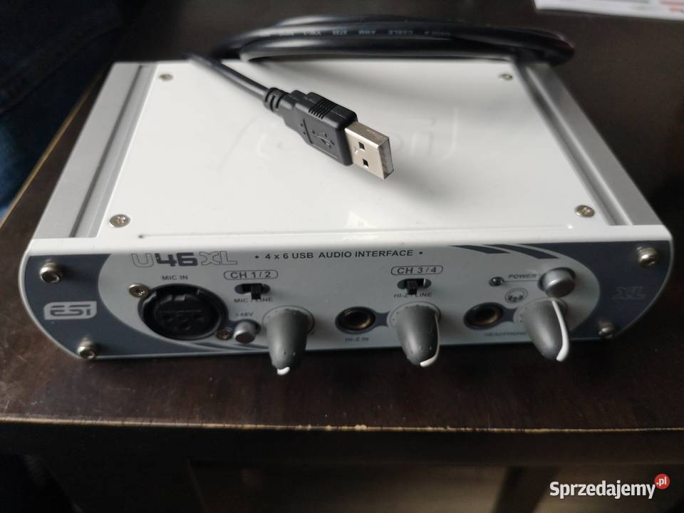 Sprzedam ESI U46XL interface audio USB urządzenia rejestrujące dolnośląskie Wrocław