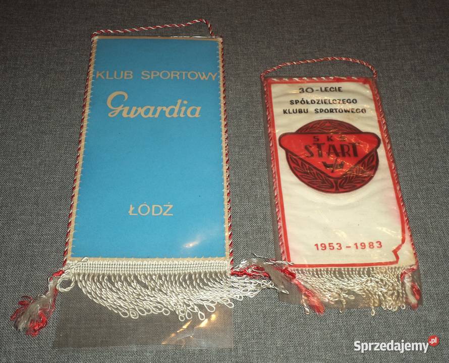 KS Gwardia Łódź SKS Start Łódź 1983 proporczyk Piekary Śląskie