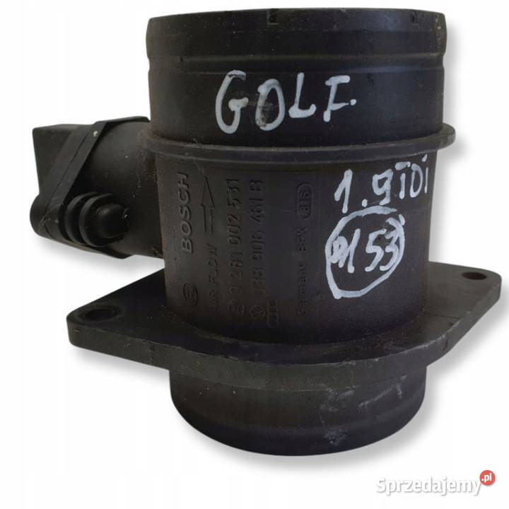 PRZEPŁYWOMIERZ VW Golf V 19 TDI POWIETRZA osobowe
