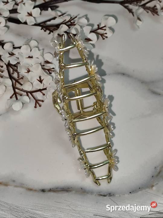 Złota wygodna mocna klamra na bogato Zgierz