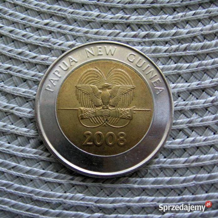 Papua Nowa Gwinea 2 Kina 2008r 35 Lecie Banku wielkopolskie Kalisz