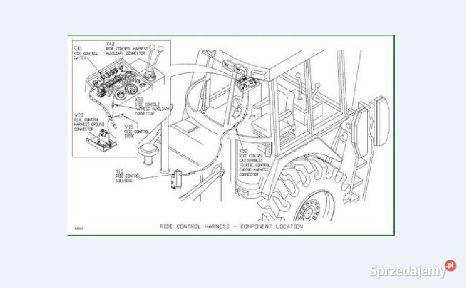 John Deere 410E instrukcja naprawy koparko Kielce sprzedam