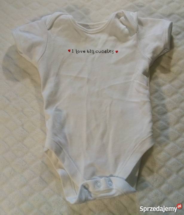 Body krótki rękaw Białe 6874 69 miesięcy Rogoźnik