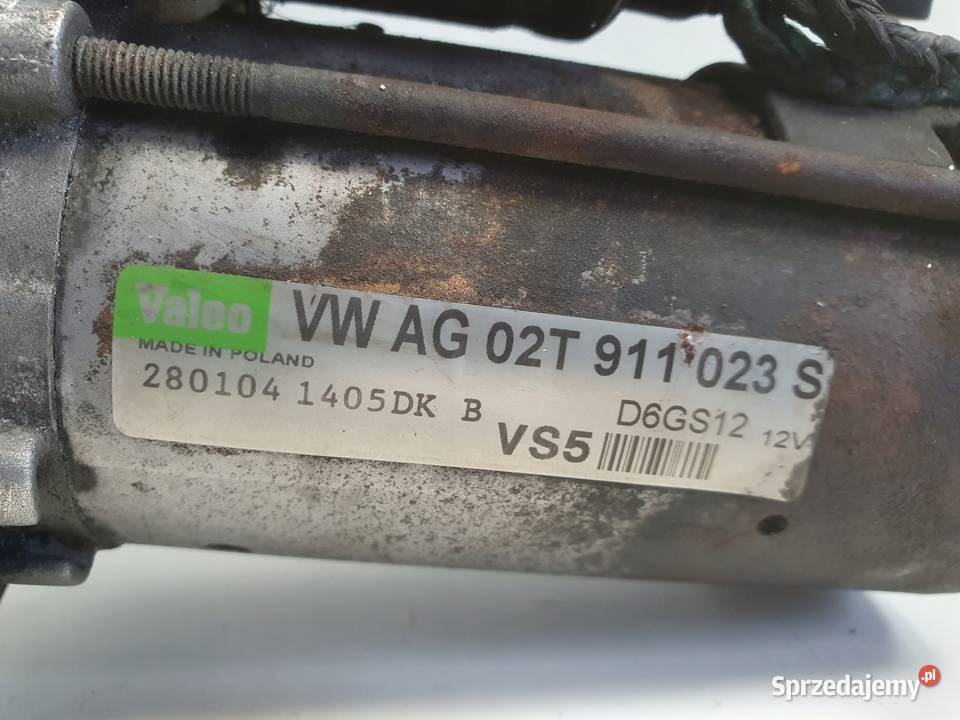 ROZRUSZNIK Vw Golf V 16 FSI ROZRUSZNIK valeo osobowe lubelskie Rudka