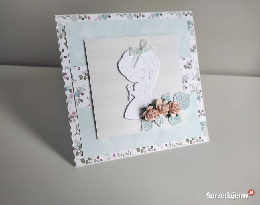 Kartka okolicznościowa ręcznie robiona Komunia Łódź sprzedam