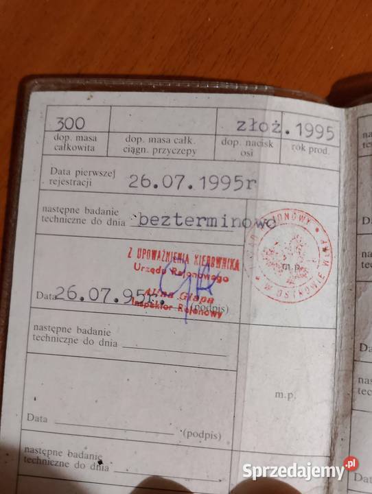 Przyczepka lekka SAM Ostrów Wielkopolski