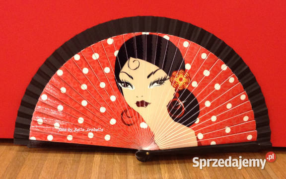 wachlarze z OGNISTYMI HISZPANKAMI OLE Dla kobiet Warszawa sprzedam