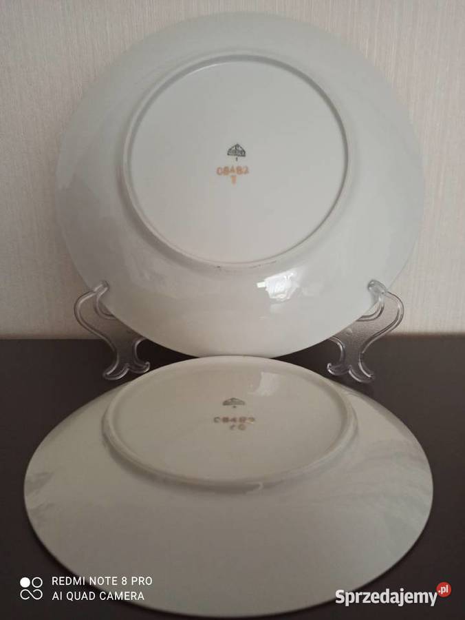Talerze fason Karol porcelana Chodzież