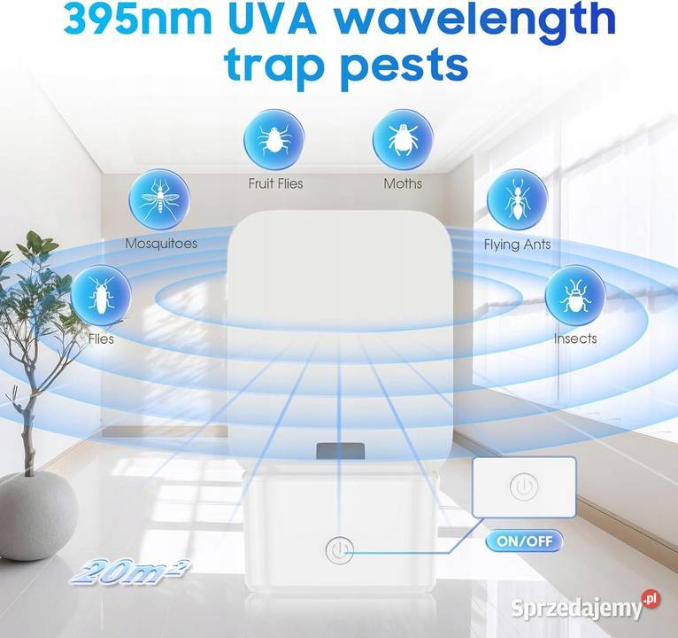 TIPTOP HOME Elektryczny odstraszacz szkodników Myszyniec