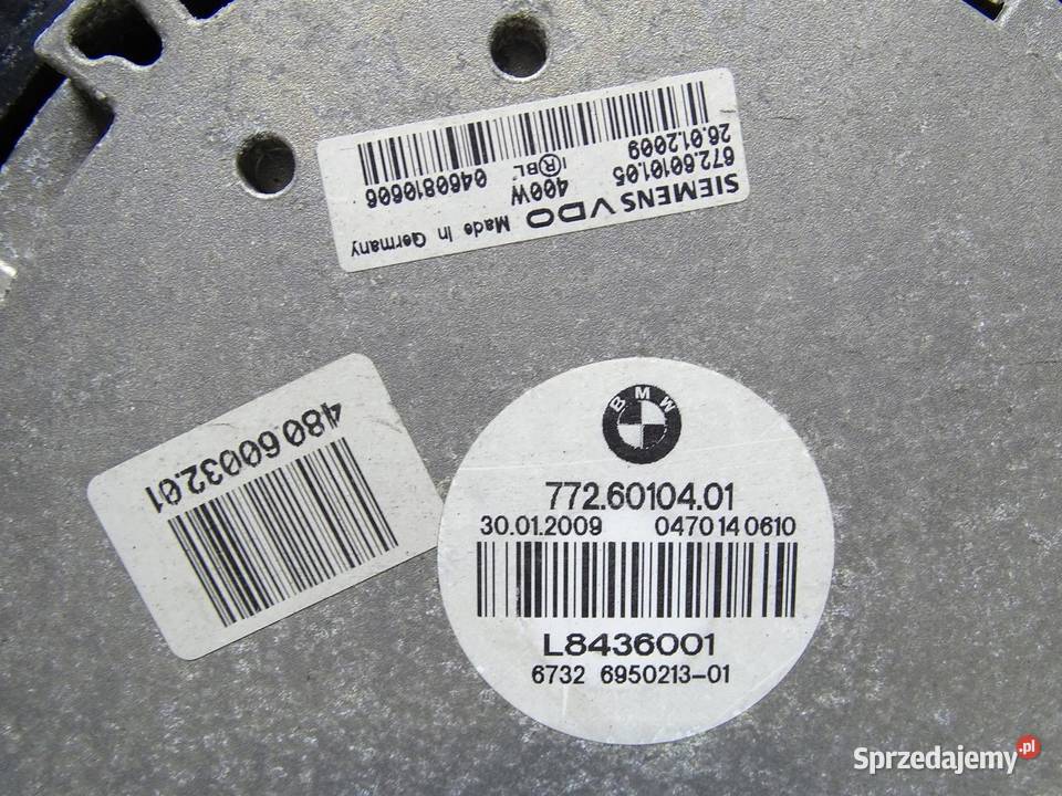 WENTYLATOR WIATRAK CHŁODNICY BMW E60 E61 20 D osobowe Wentylatory chłodnicy