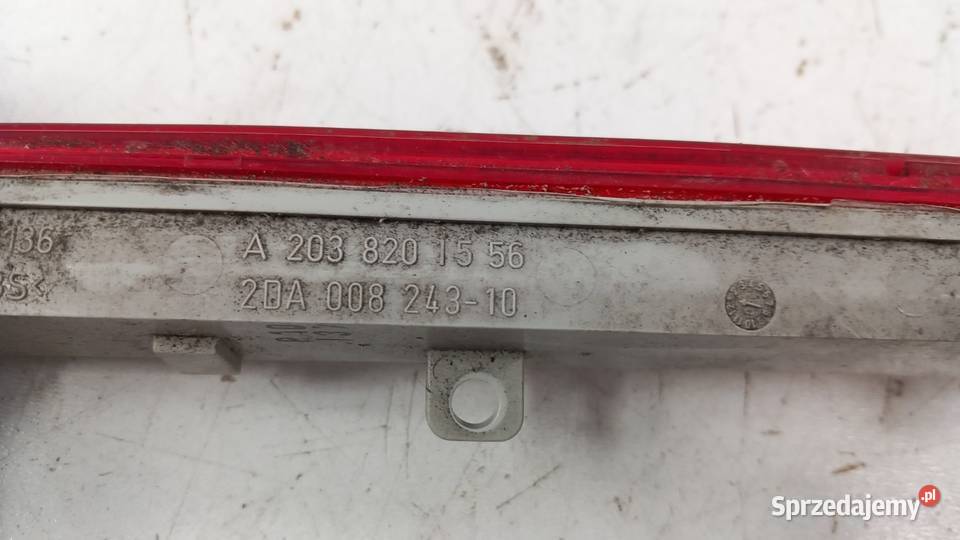 MERCEDES C KLASA W203 KOMBI LAMPA 3 STOP Zbierkowo sprzedam