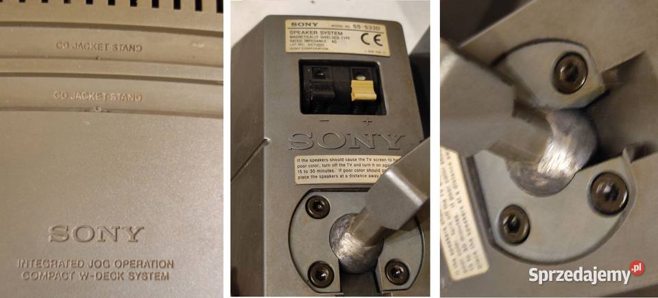 miniwieża wieża stereo Sony P33D odtwarzacz CD Kielce