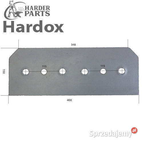 Płoza HARDOX 3065101S części do pługa NAUD Suwałki sprzedam