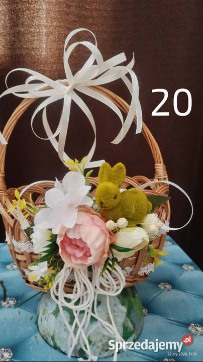 Dekoracja do koszyka wielkanocnego 15x15 Koszyce
