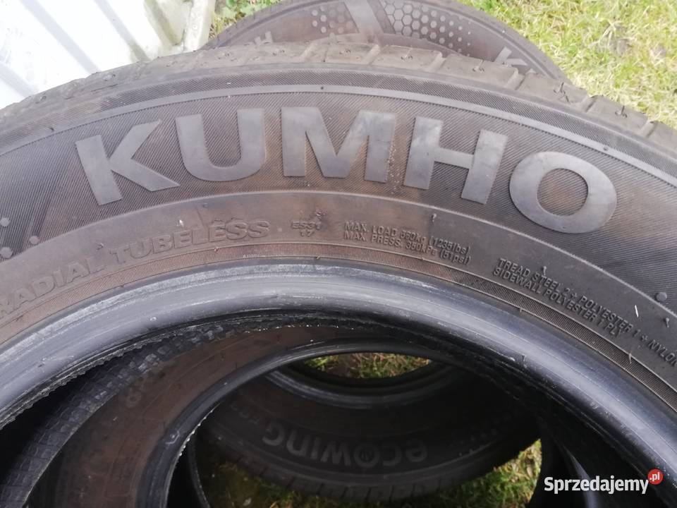 opony letnie 18565R15 KUMHO 7mm 2023 Kwidzyn