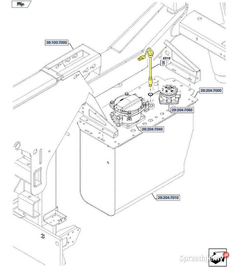 Czujnik poziomu oleju Case Holland 87644162 Białystok sprzedam