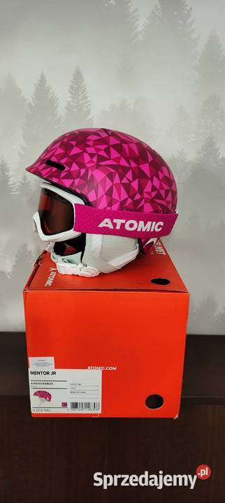 Kask narciarski Atomic 5356 z goglami Atomic dolnośląskie Wałbrzych