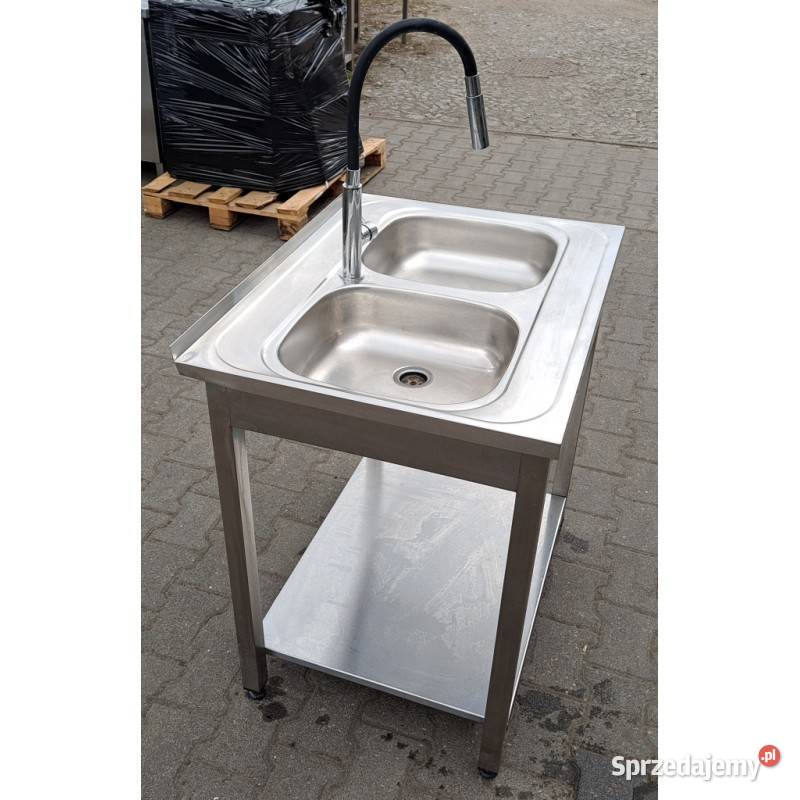 Zlew 2 Komorowy z Półką 806085 M1568N Nowe Skalmierzyce