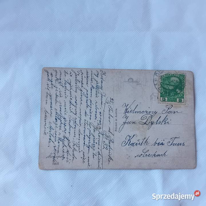 Pocztówka z obiegu ze znaczkiem AustroWęgry ok