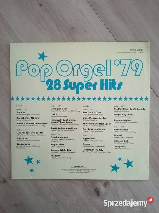 płyta winylowa Pop Orgel 79 Opole