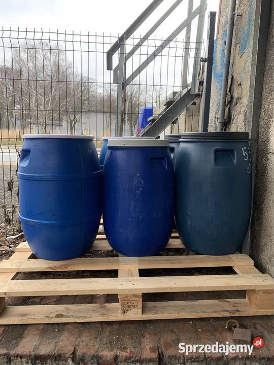 Beczki plastikowe 50lspożywcze transport Mikołów