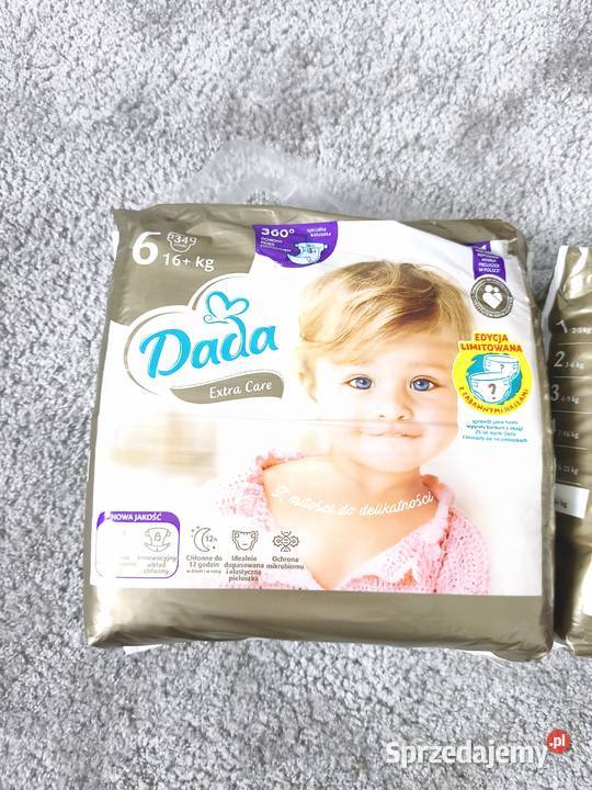 Pieluchy Pampersy Dada 6 16 Pieluszki i chusteczki małopolskie Modlnica