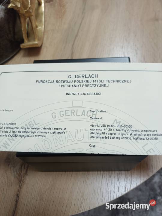 Zegarek LED vintage Gerlach Kosmonauta Tarnów