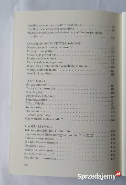 OBLICZA AFRYKI Jan Kędziora SAC życie codzienne, obyczaje Hajnówka