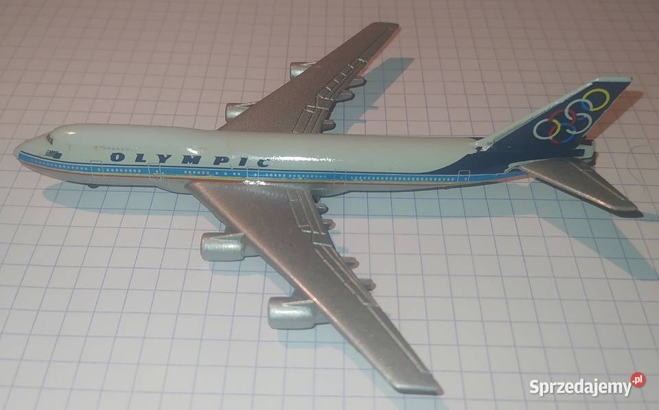 Model samolotu Boeing 747 firmy SCHABAK Germany Gdańsk