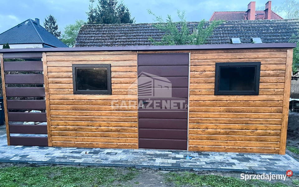 DOMEK OGRODOWY 5X25M WIATA 15M DRZWI 2X OKNO Łapanów